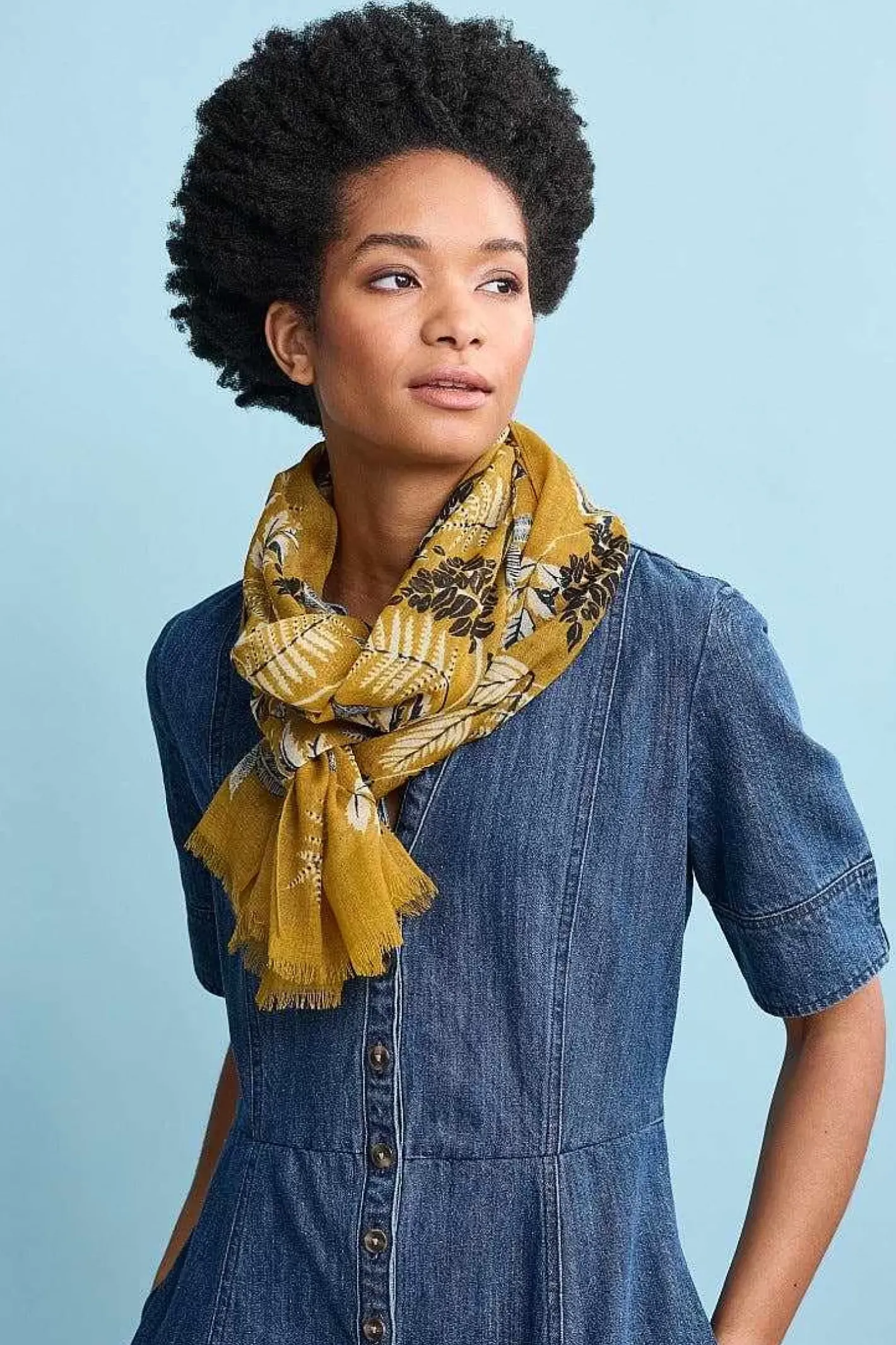 Women Seasalt Cornwall Pretty Printed Scarf