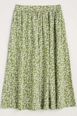 Women Seasalt Cornwall Ready Sail Printed Jersey Midi Skirt