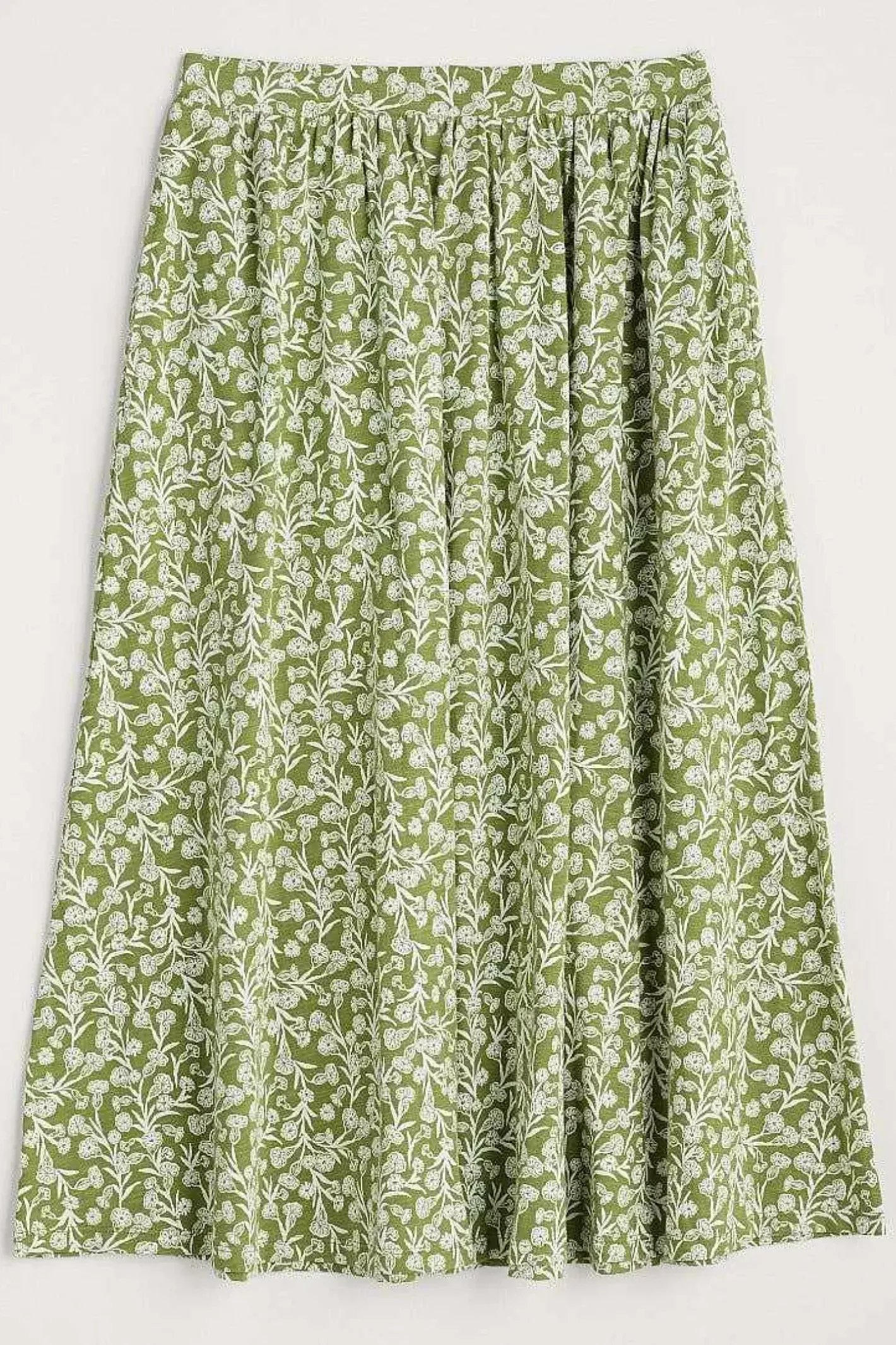 Women Seasalt Cornwall Ready Sail Printed Jersey Midi Skirt