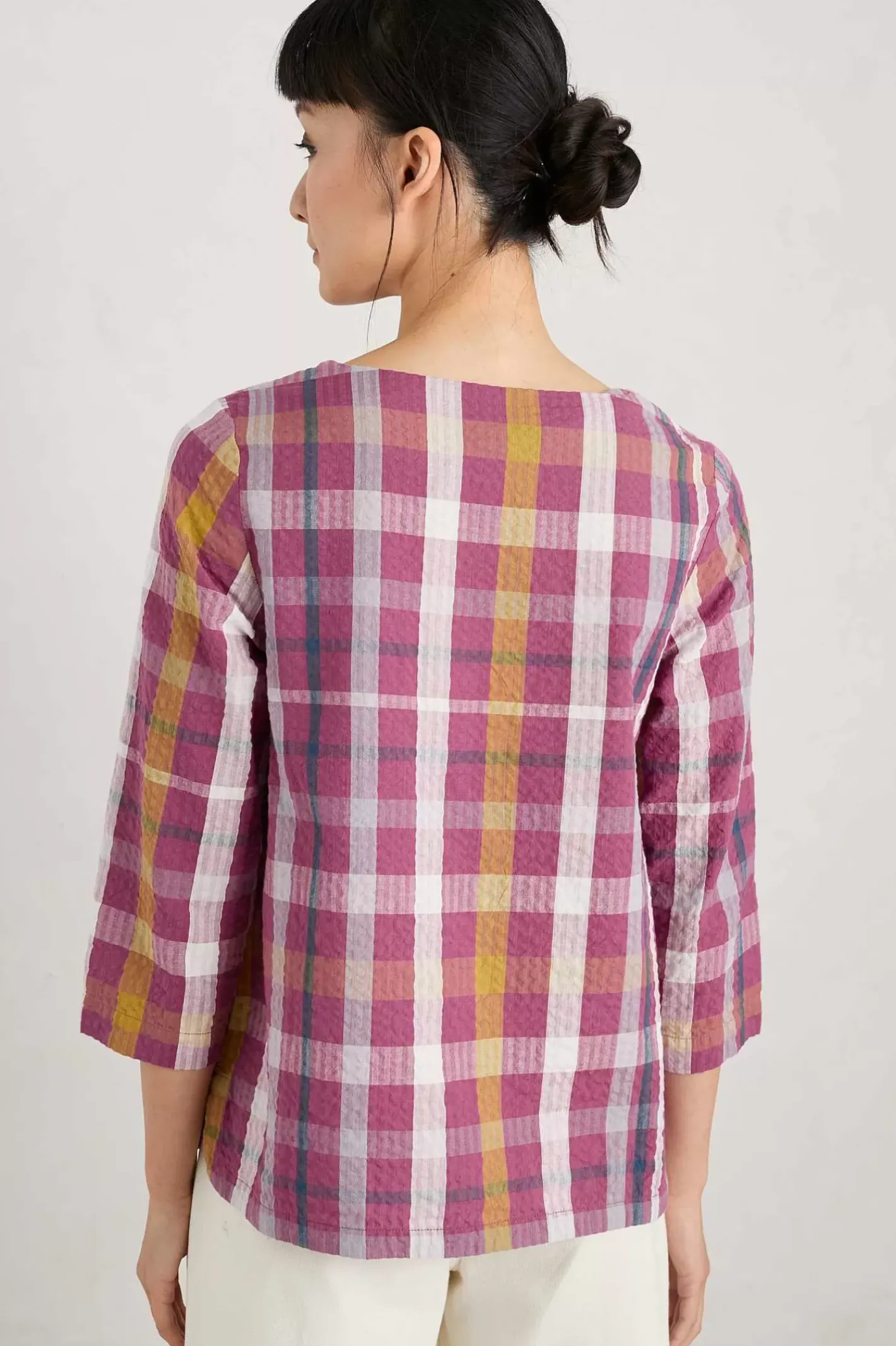 Women Seasalt Cornwall Riding High Checked Top