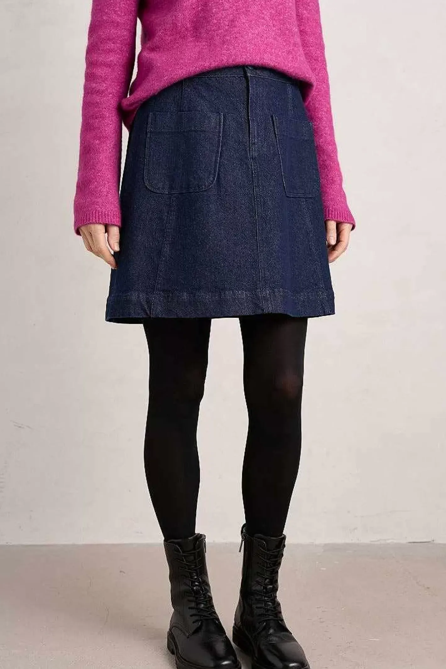 Women Seasalt Cornwall Rolling Sands Denim Skirt