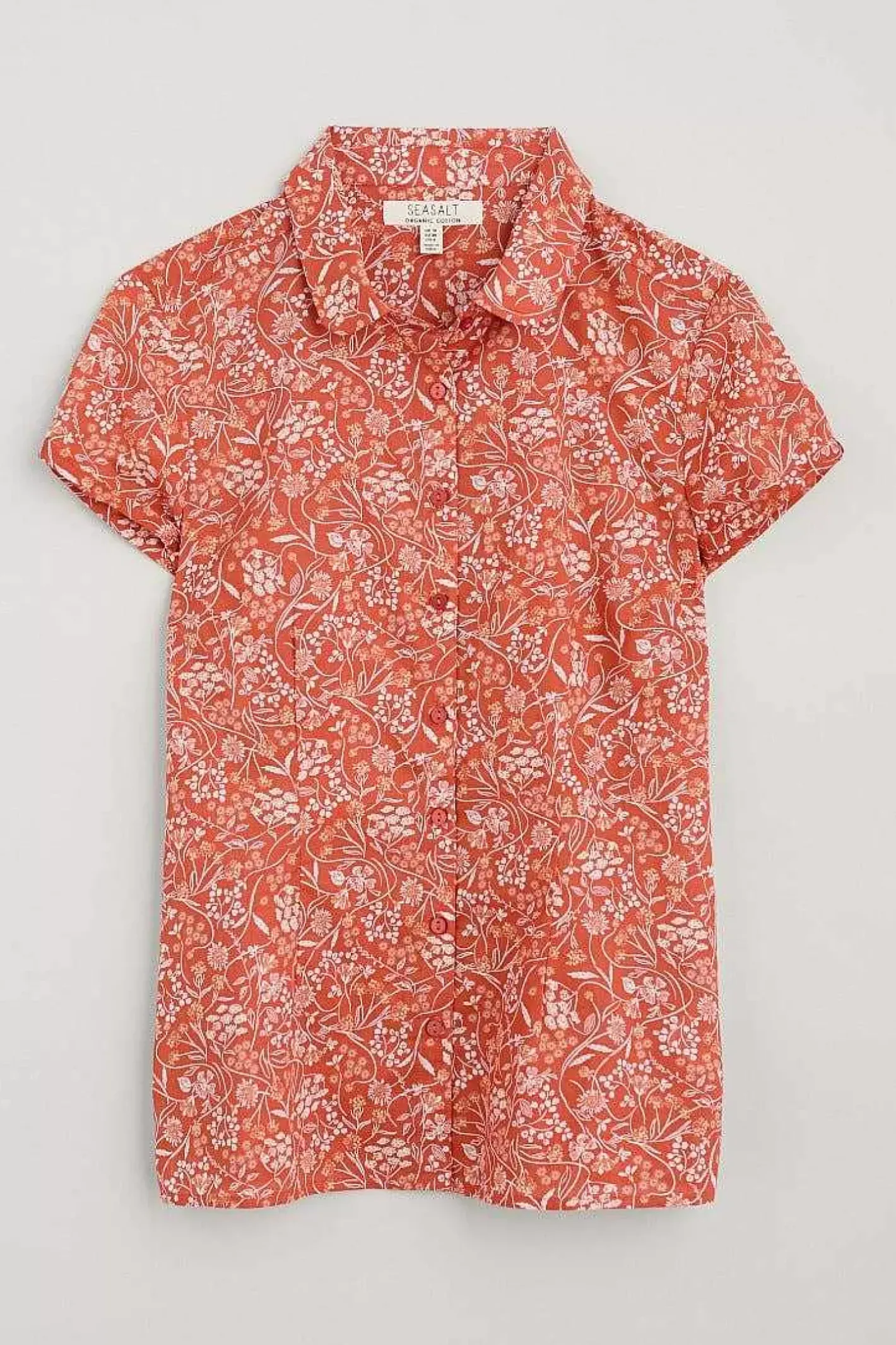 Women Seasalt Cornwall Rushmaker Short Sleeve Shirt