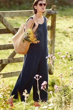 Women Seasalt Cornwall Salt Air Linen Jumpsuit