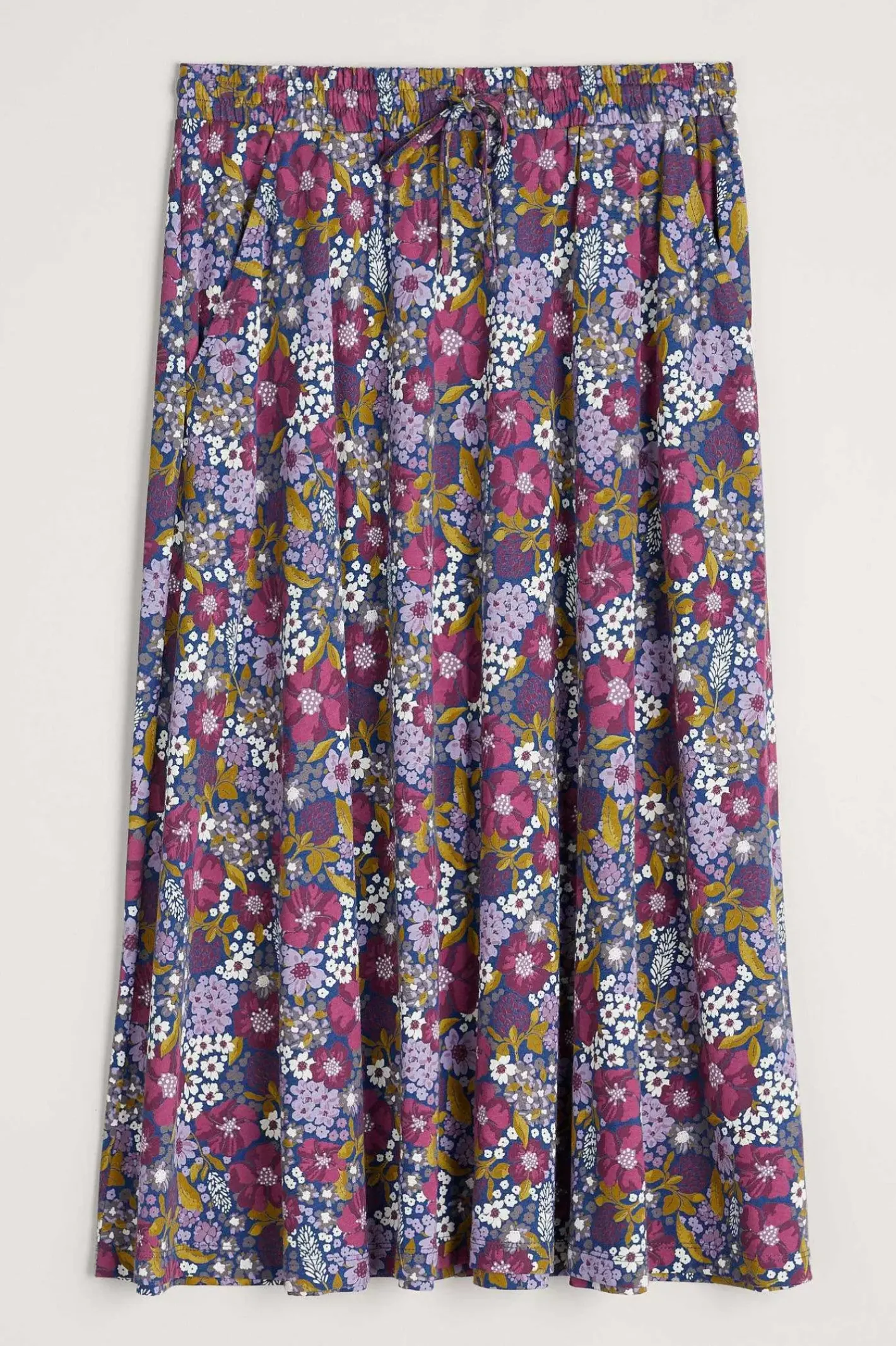 Women Seasalt Cornwall Script Editor Midi Skirt
