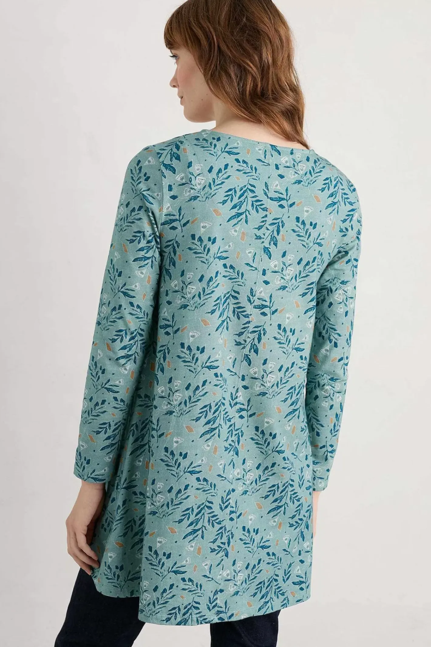 Women Seasalt Cornwall Sea Cruise V-Neck Tunic (Gots)