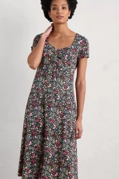 Women Seasalt Cornwall Secret Cove Empire Line Midi Dress