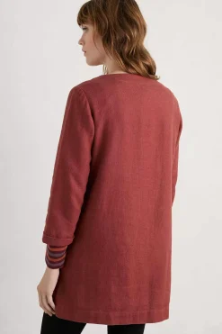 Women Seasalt Cornwall St Agnes Clay Ramie-Blend Tunic