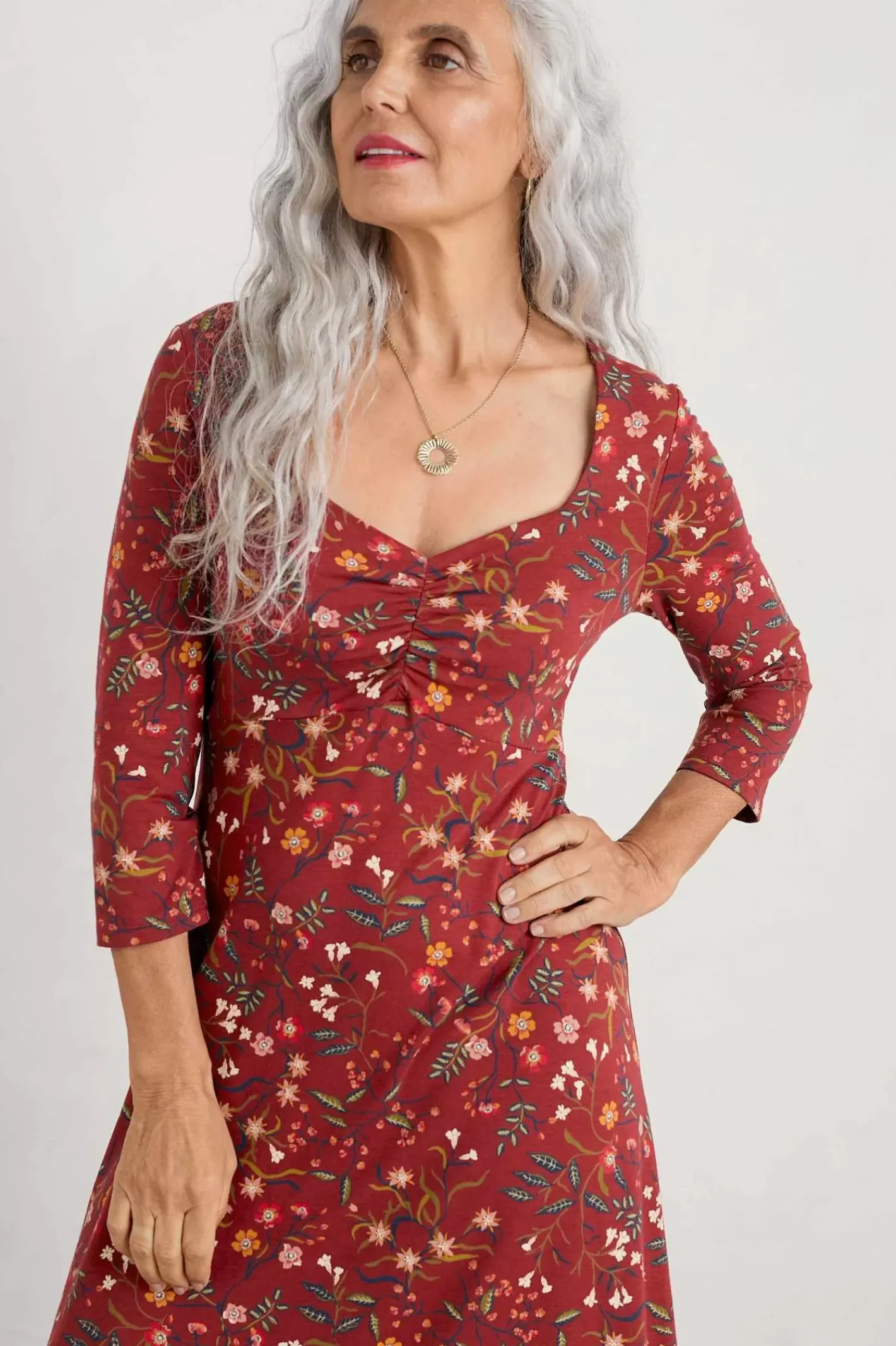 Women Seasalt Cornwall St Martin Jersey Midi Dress