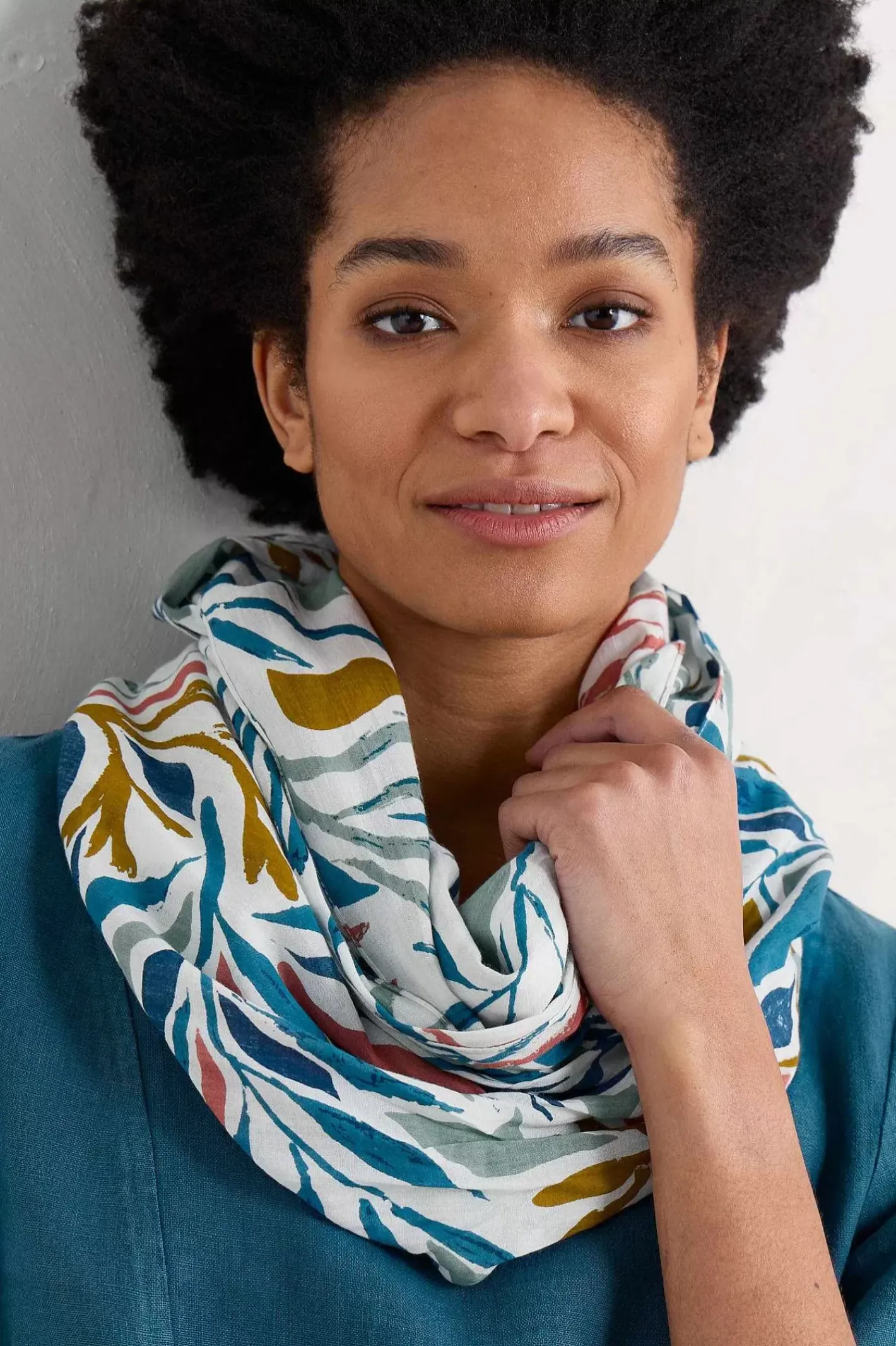 Women Seasalt Cornwall Summer Circle Scarf
