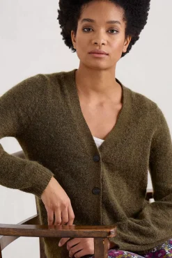 Women Seasalt Cornwall Taffle V-Neck Cardigan