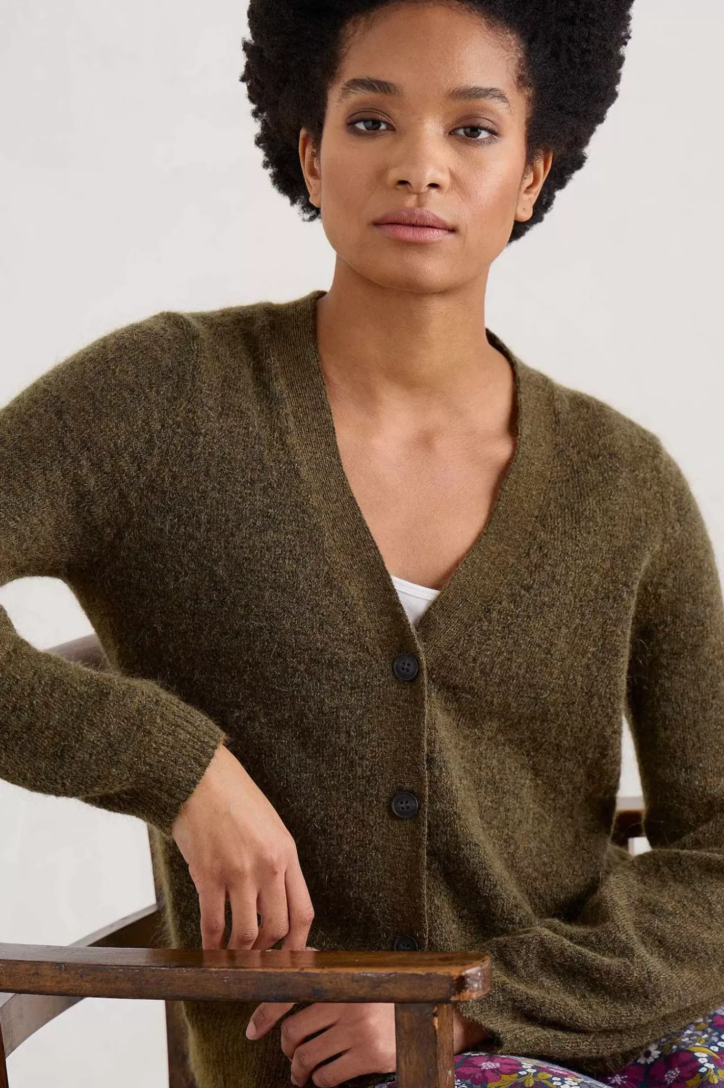 Women Seasalt Cornwall Taffle V-Neck Cardigan
