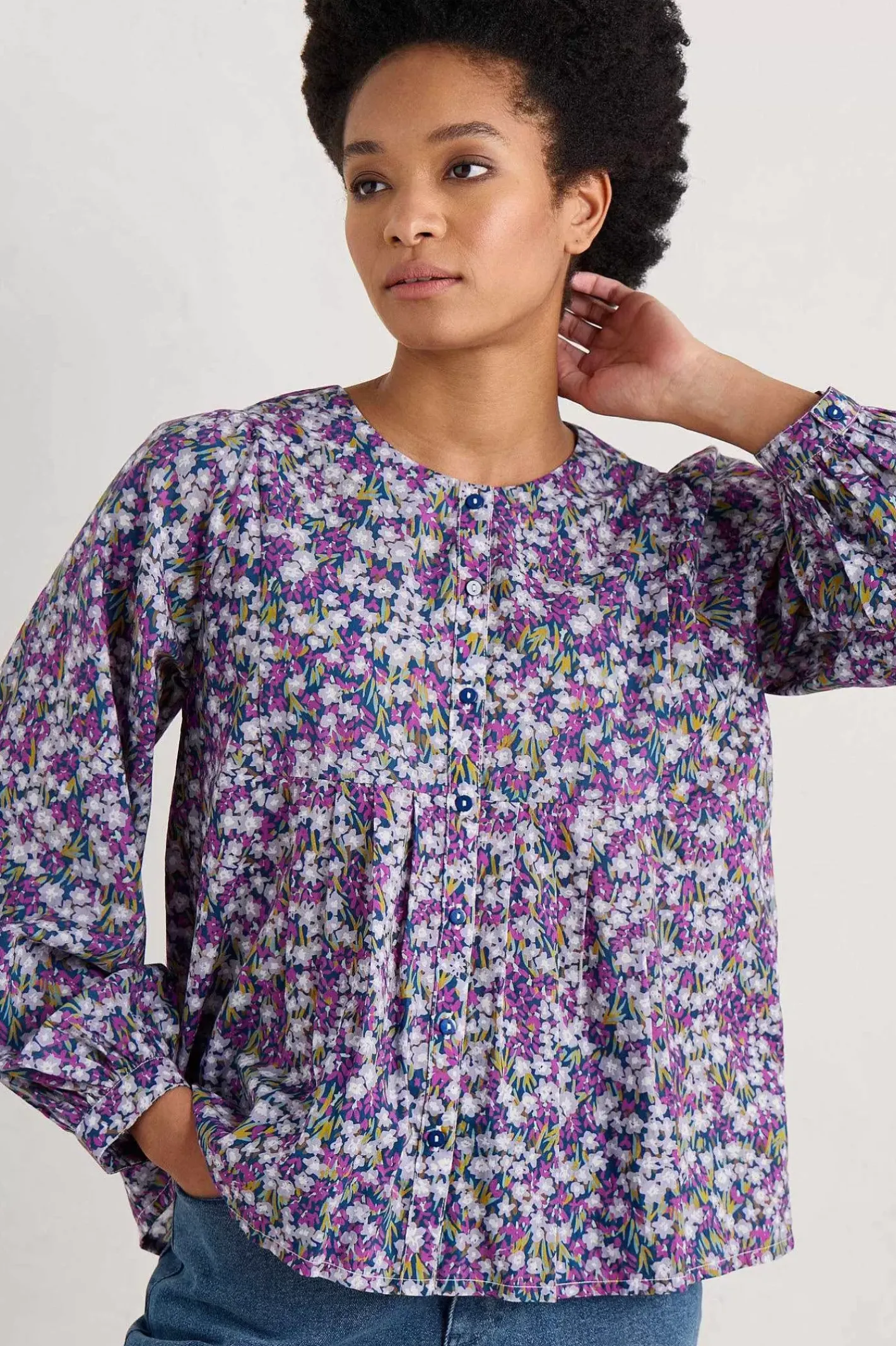 Women Seasalt Cornwall Thornapple Organic Cotton Shirt (Gots)