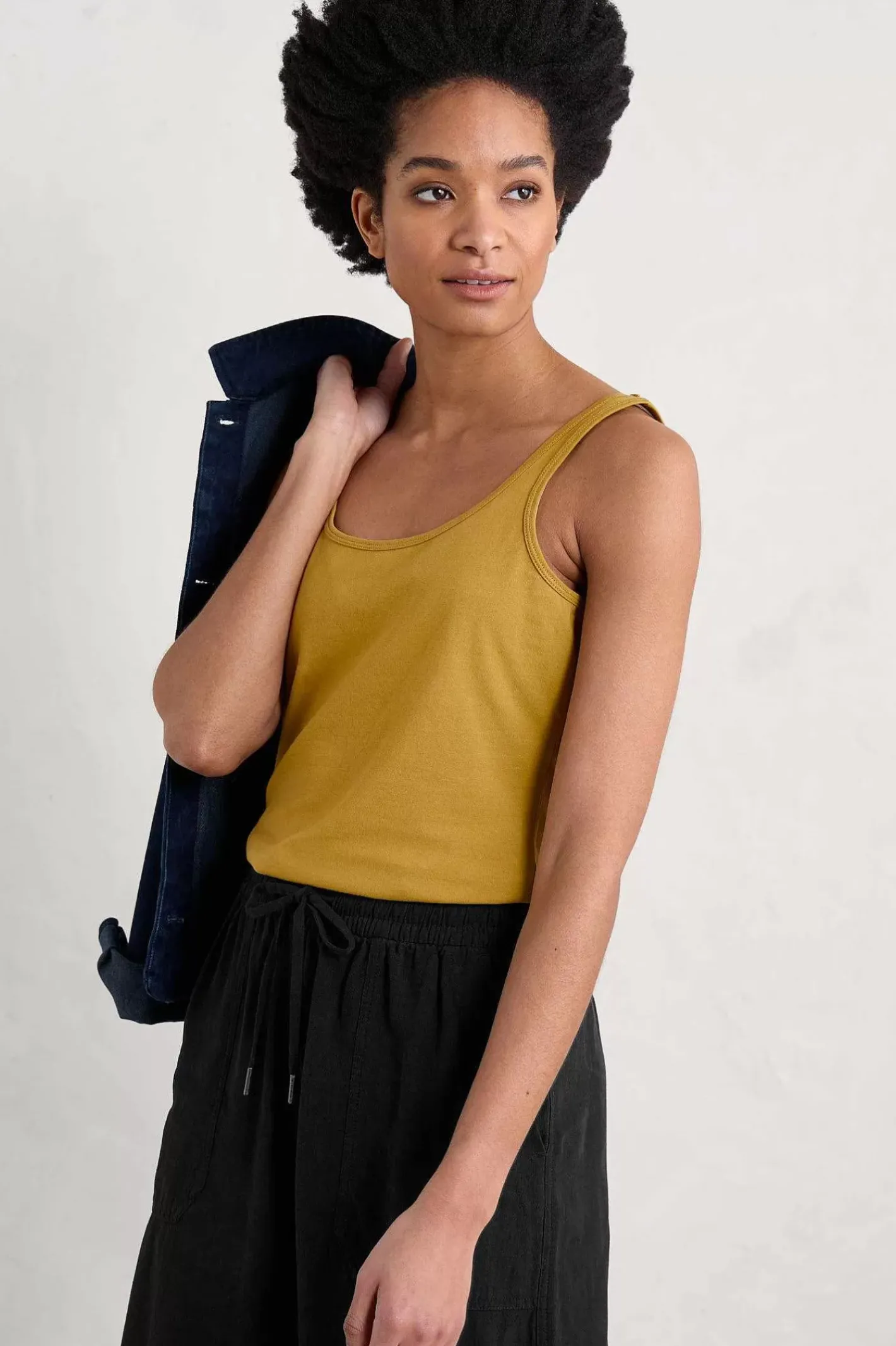 Women Seasalt Cornwall Tidal Drift Jersey Vest