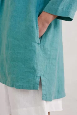 Women Seasalt Cornwall Tide Clock 3/4 Sleeve Tunic