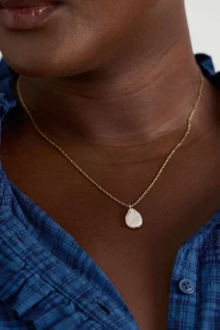Women Seasalt Cornwall Valency Freshwater Pearl Pendant Necklace