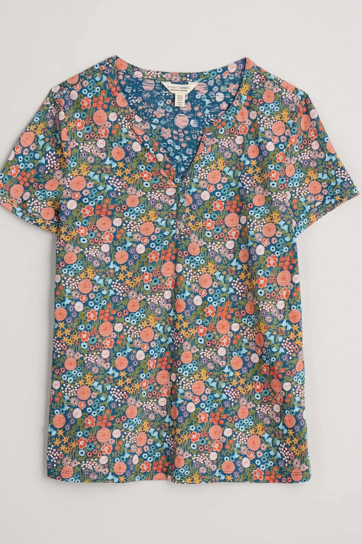 Women Seasalt Cornwall Waterflow Short Sleeve Top