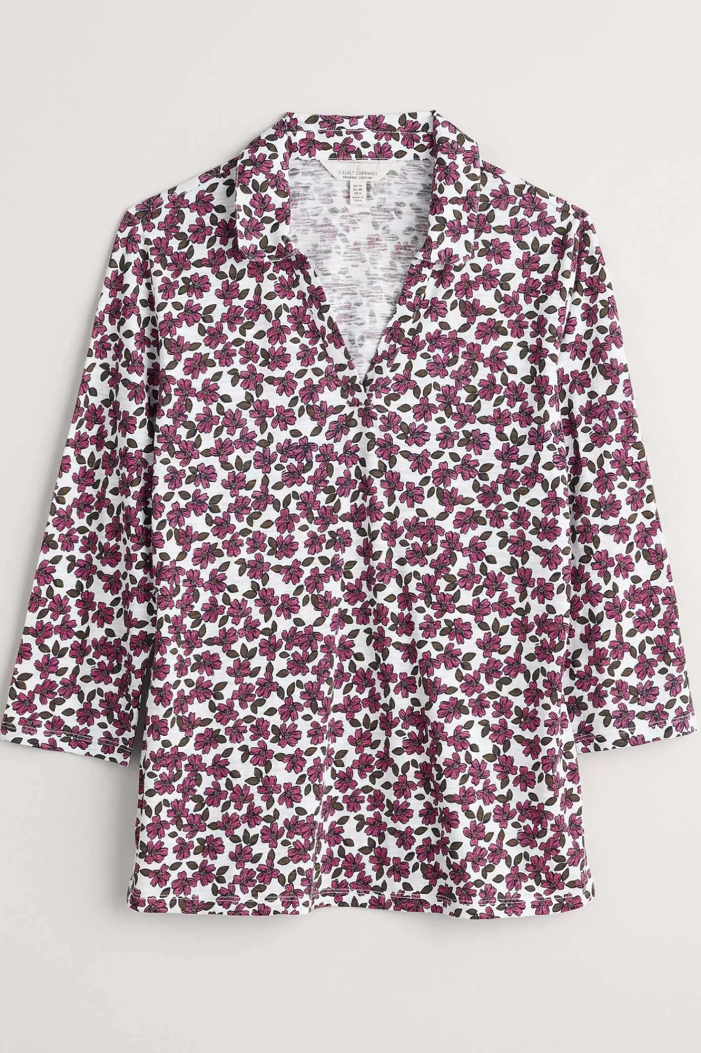 Women Seasalt Cornwall Wavecrest Jersey Shirt (Gots)
