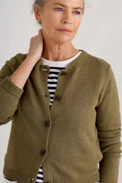 Women Seasalt Cornwall Wheal Pool Organic Cotton Cardigan
