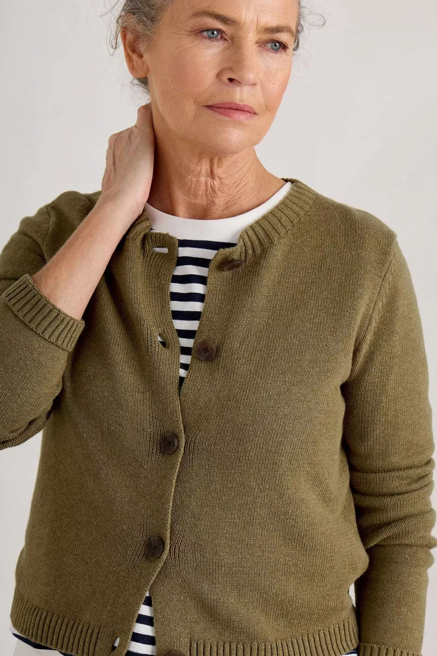 Women Seasalt Cornwall Wheal Pool Organic Cotton Cardigan