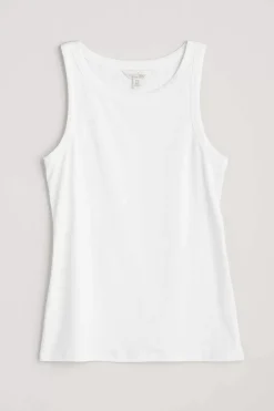 Women Seasalt Cornwall Wild Plain Organic Cotton Racerback Vest (Gots)