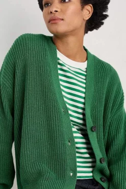 Women Seasalt Cornwall Winding Creek Organic Cotton Knit Cardigan