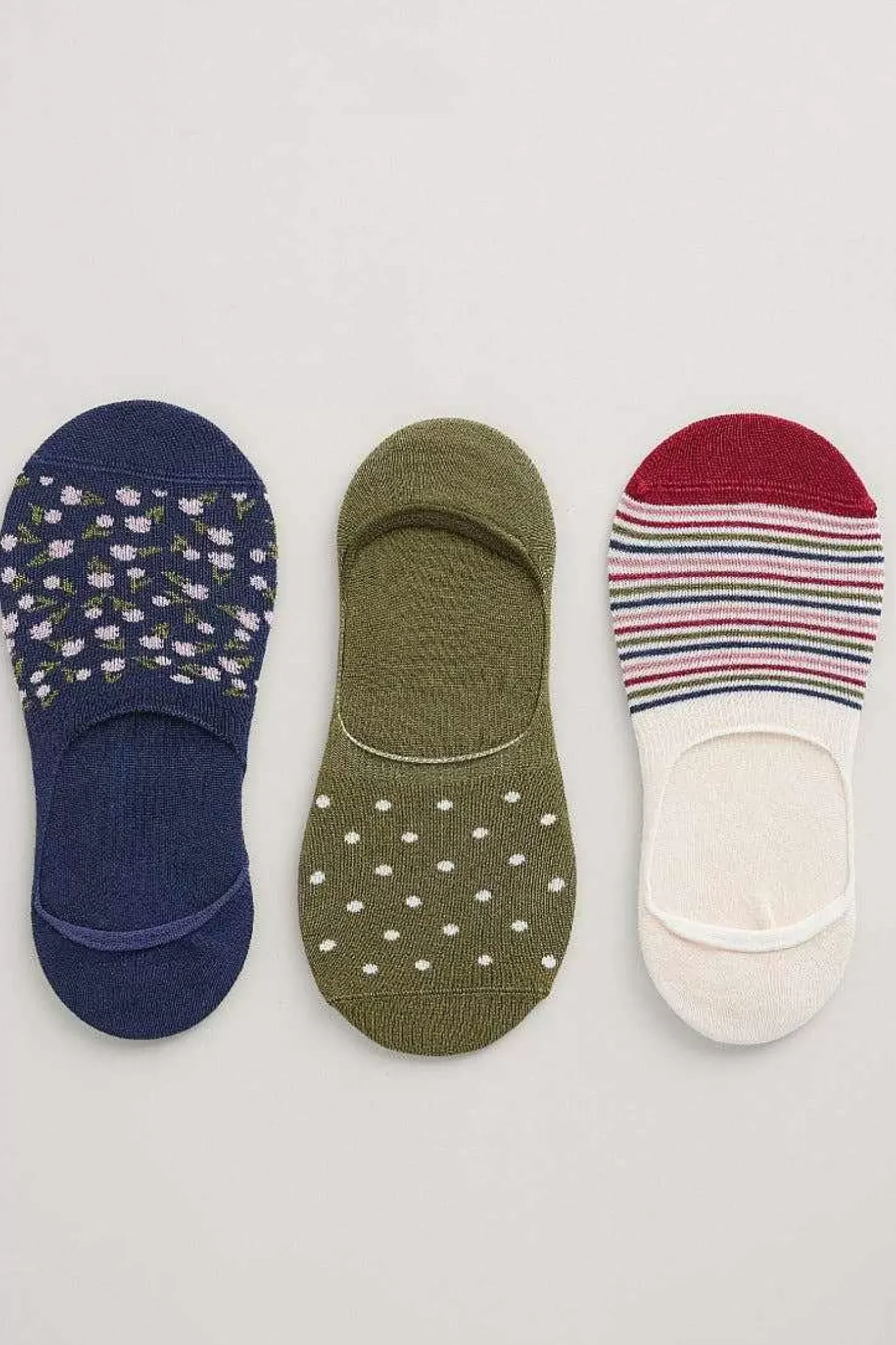 Women Seasalt Cornwall Women's Everyday Liner Socks Pack Of 3