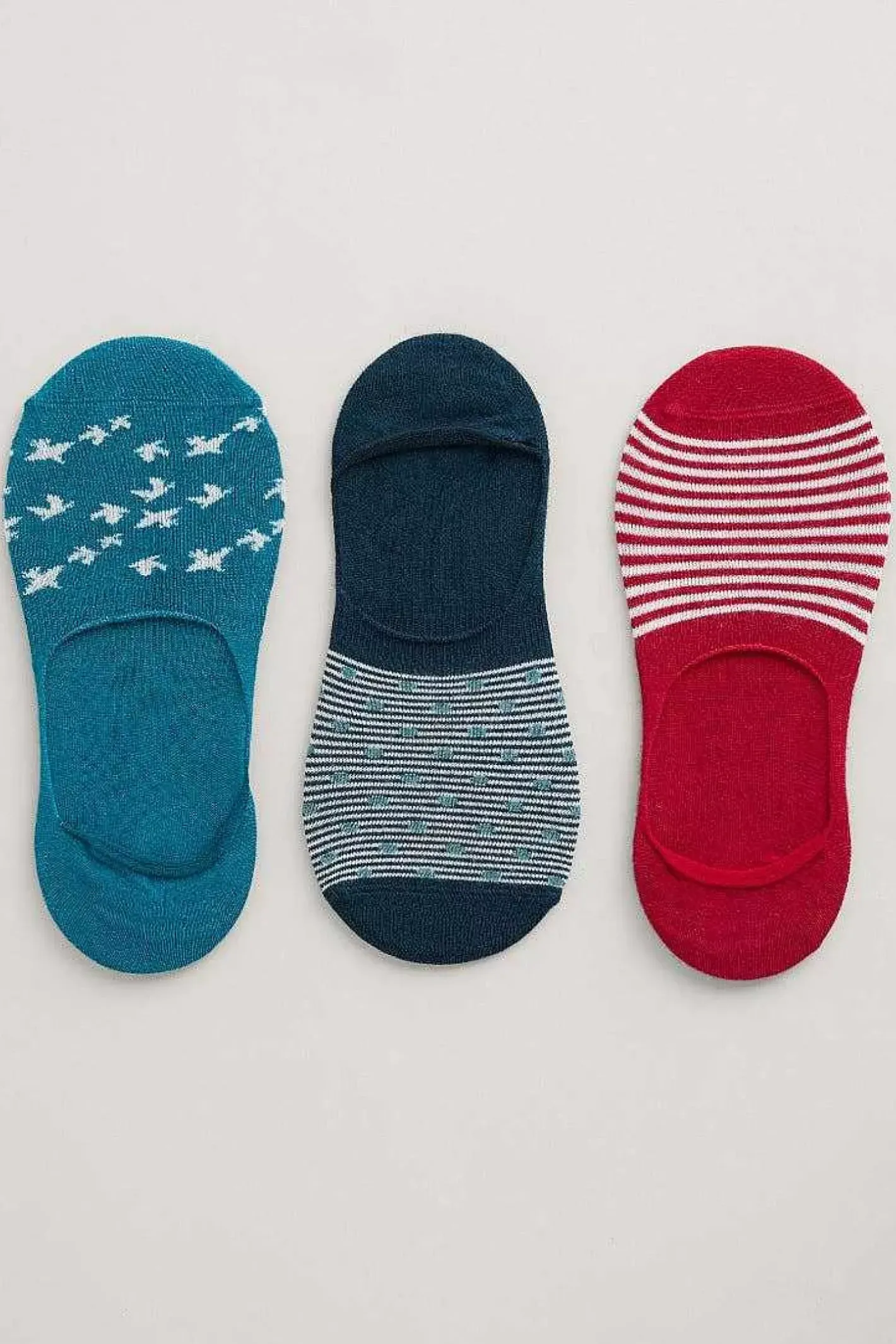 Women Seasalt Cornwall Women's Everyday Liner Socks Pack Of 3
